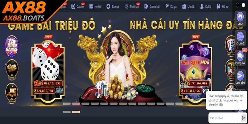 AX88 đã xây dựng được vị thế vững chắc trên thị trường cược