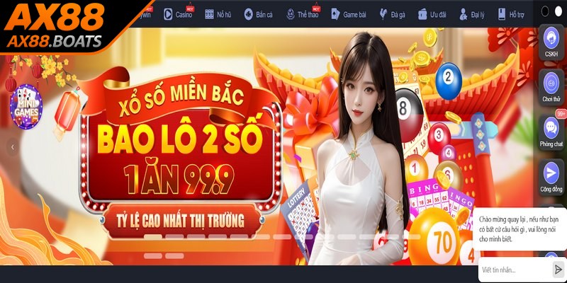 Xổ số AX88 mang đến cơ hội trúng thưởng cực kỳ hấp dẫn