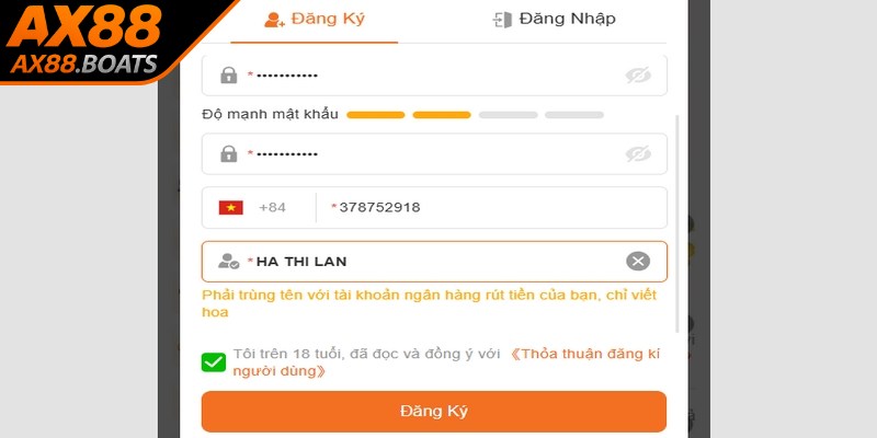 Khi đăng ký anh em tuyệt đối không cung cấp, chia sẻ mã OTP