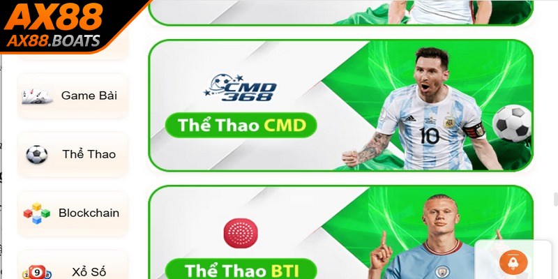 Những đặc trưng nổi bật của thể thao AX88